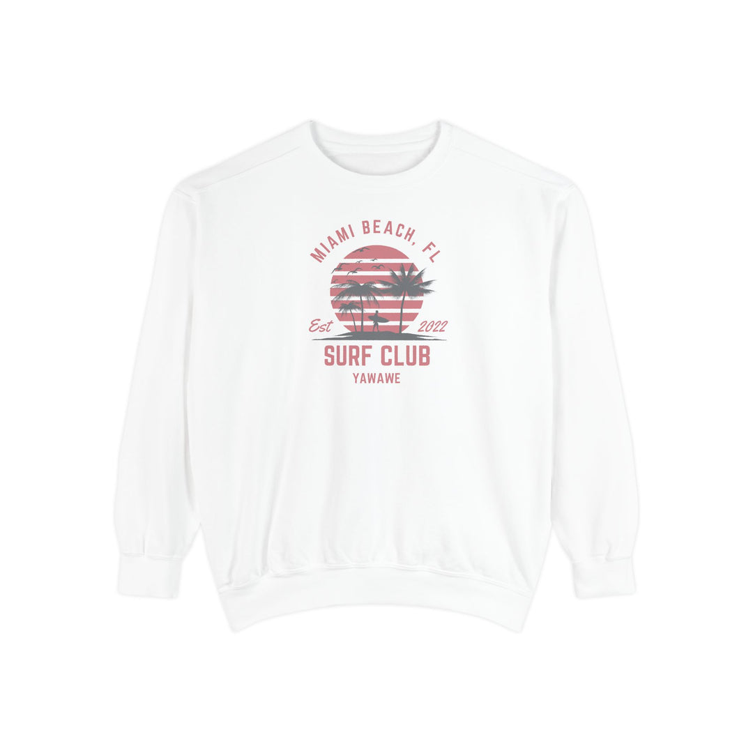 Miami Surf Sweatshirt White