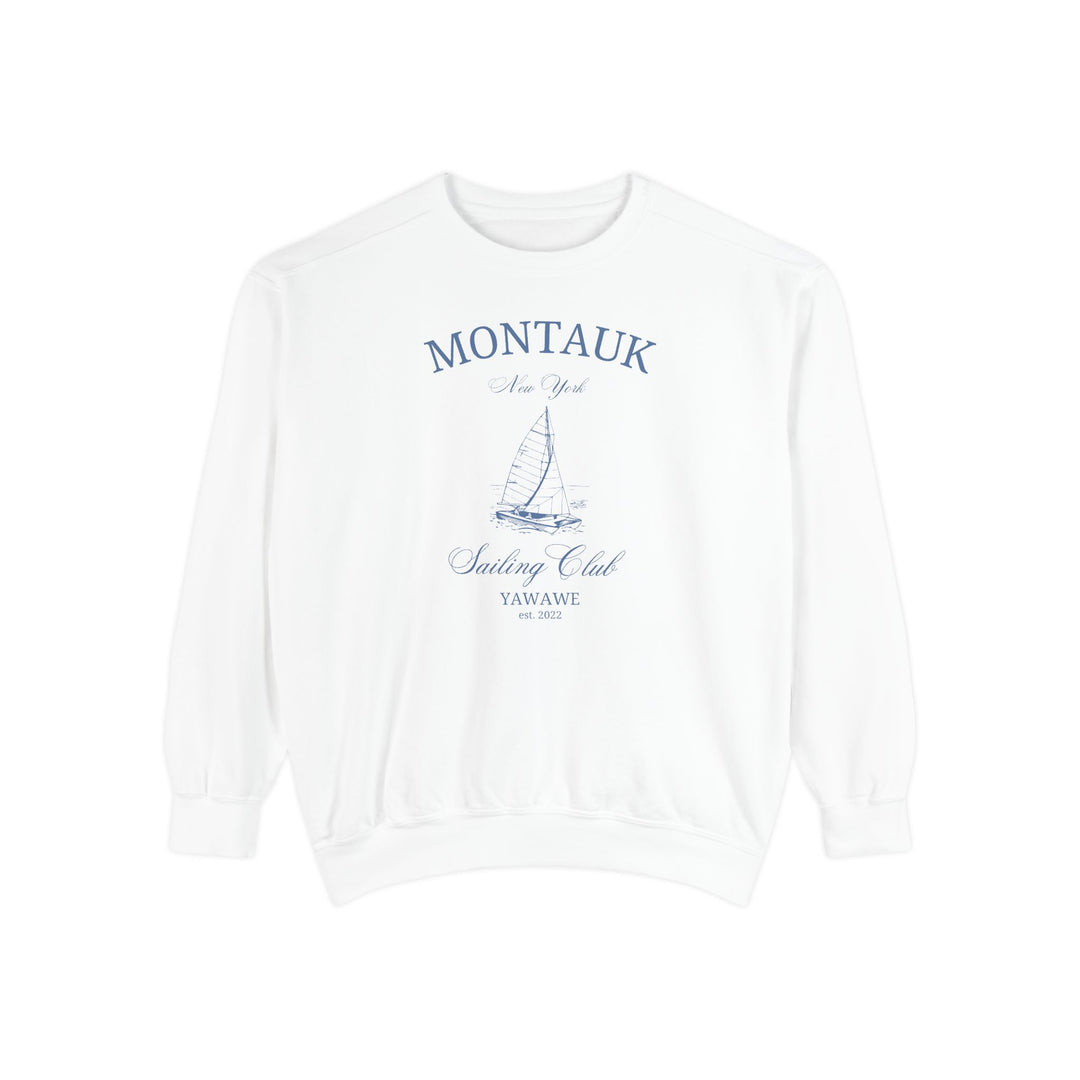 Montauk Sailing Sweatshirt White