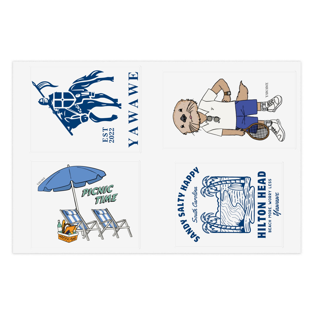 Yawawe Stickers (Transparent)