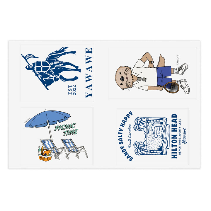 Yawawe Stickers (Transparent)