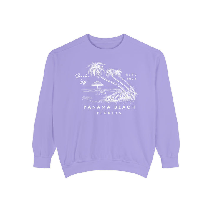 Panama Beach Sweatshirt (White Font)