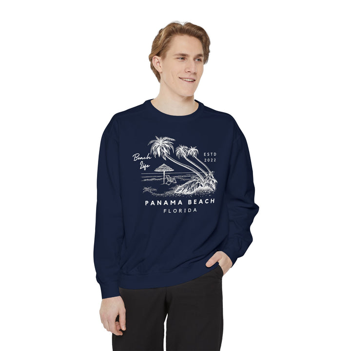 Panama Beach Sweatshirt (White Font)