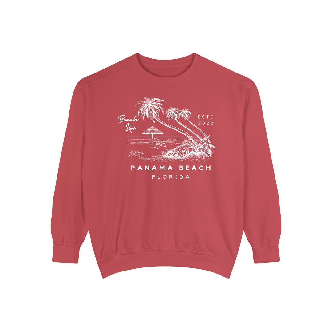 Panama Beach Sweatshirt (White Font)