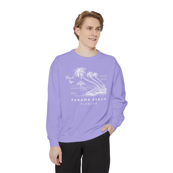 Panama Beach Sweatshirt (White Font)
